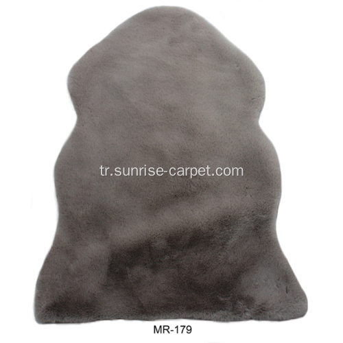 Sahte Tavşan Düz veya karışık renk Shaggy Carpet
